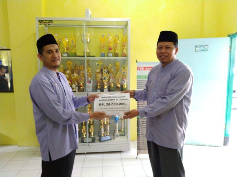 Aksi Santri Peduli Lombok Terkumpul Hampir Seratus Juta
