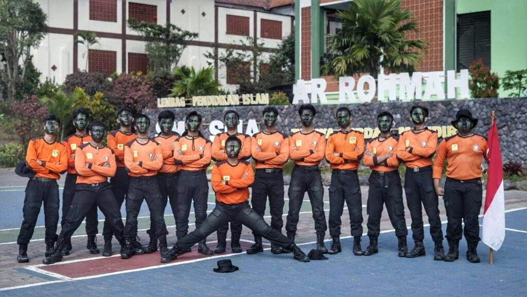 Santri SMA Ar-Rohmah Putra Ungguli Sekolah Lain di Lomba PBB Kodim 0818/Malang-Batu