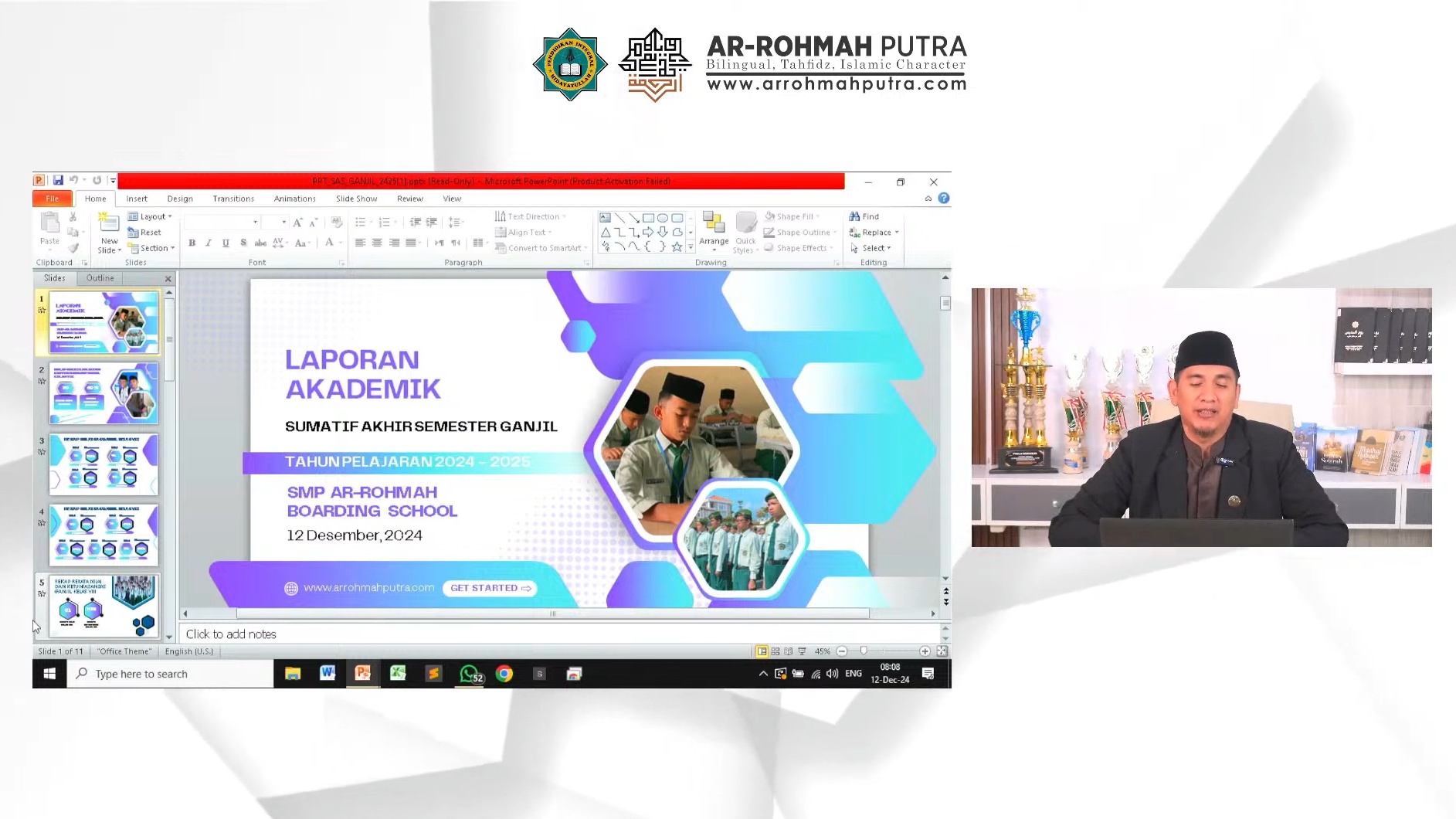 Ustadz Syarif Hidayatullah: Ar-Rohmah Putra Berkomitmen Berantas Bullying 1 Ar Rohmah Putra Cegah Bullying