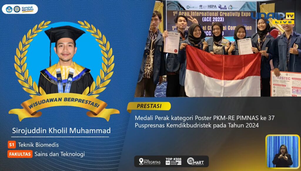Bangga! 2 Alumni SMA Ar-Rohmah Putra Jadi Wisudawan Beprestasi Universitas Airlangga (Unair) Surabaya