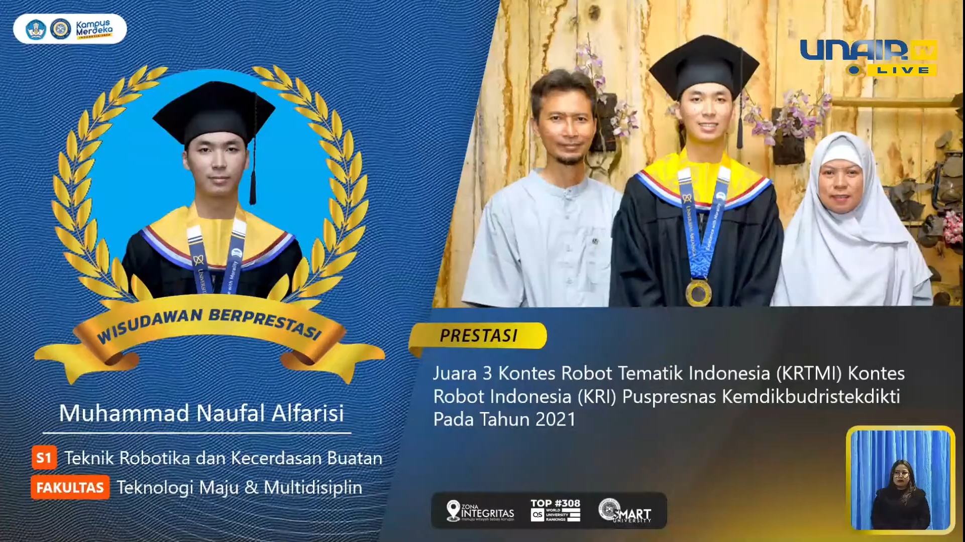 Alumni SMA Ar Rohmah Putra Jadi Wisudawan Berprestasi
