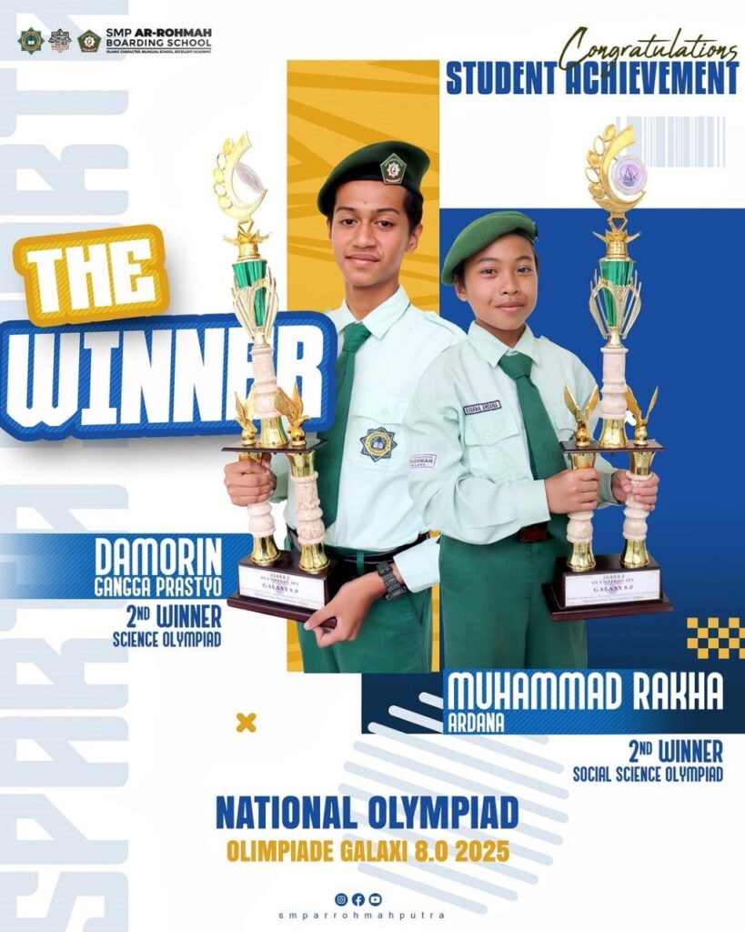 Dua santri SMP Ar-Rohmah Putra Raih Juara II Olimpiade Sosial dan Sains Tingkat Nasional