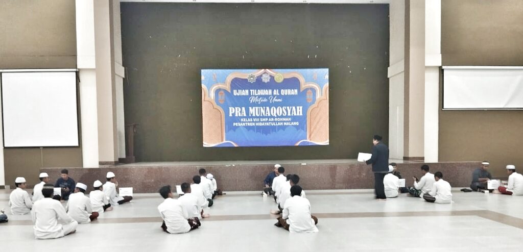 Gelar Pra Munaqosyah, Kepesantrenan SMP Ar-Rohmah Putra Cetak Generasi Qur’ani