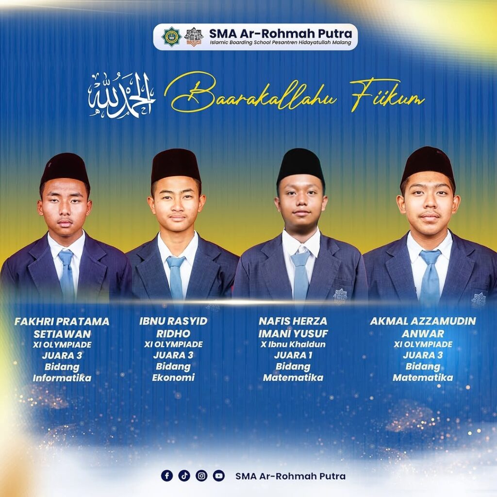 SMA Ar Rohmah Berjaya di Olimpiade MKKS Swasta Malang