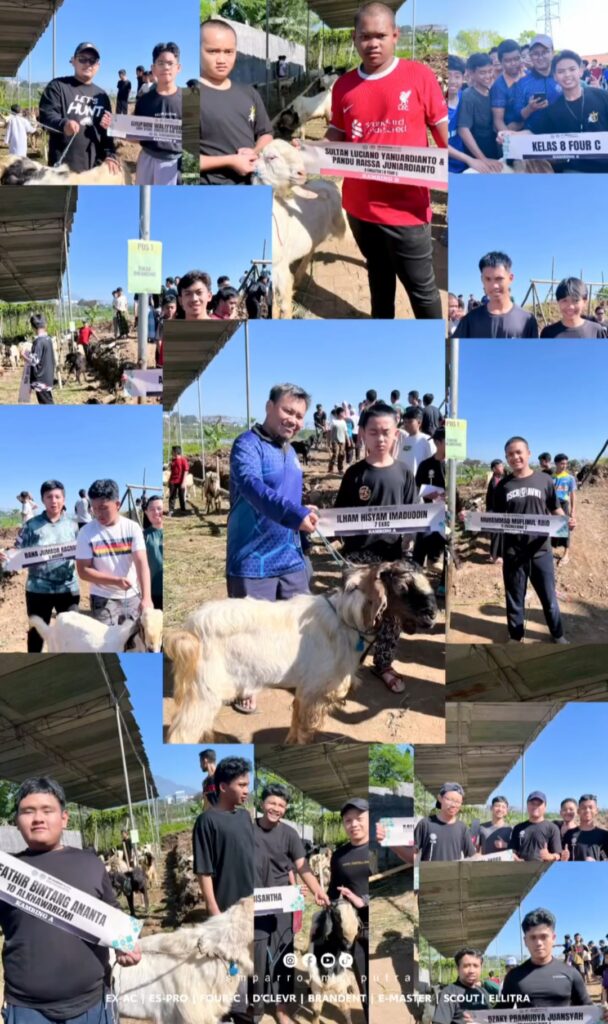 Idul Adha 1446 H, SMP-SMA Ar-Rohmah Sembelih 101 Hewan Kurban