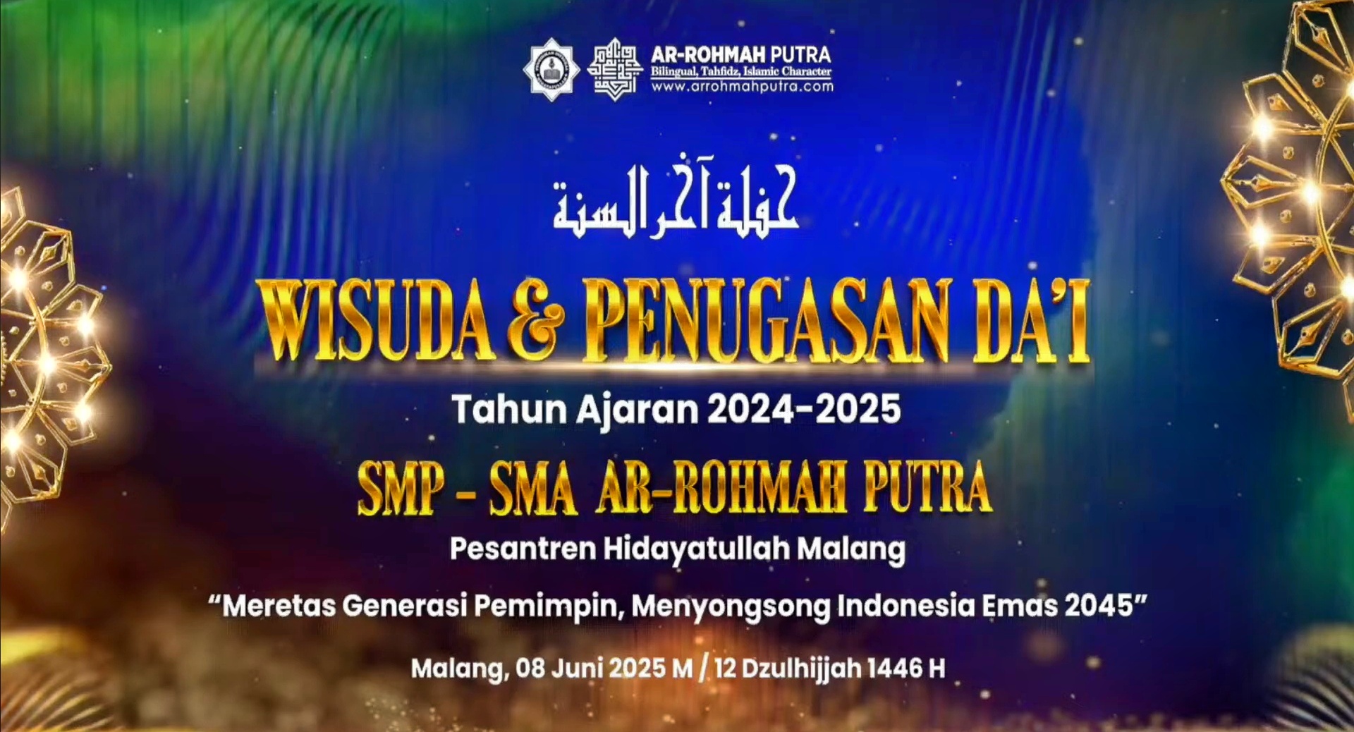 SMP Ar Rohmah Malang Gelar Wisuda 1