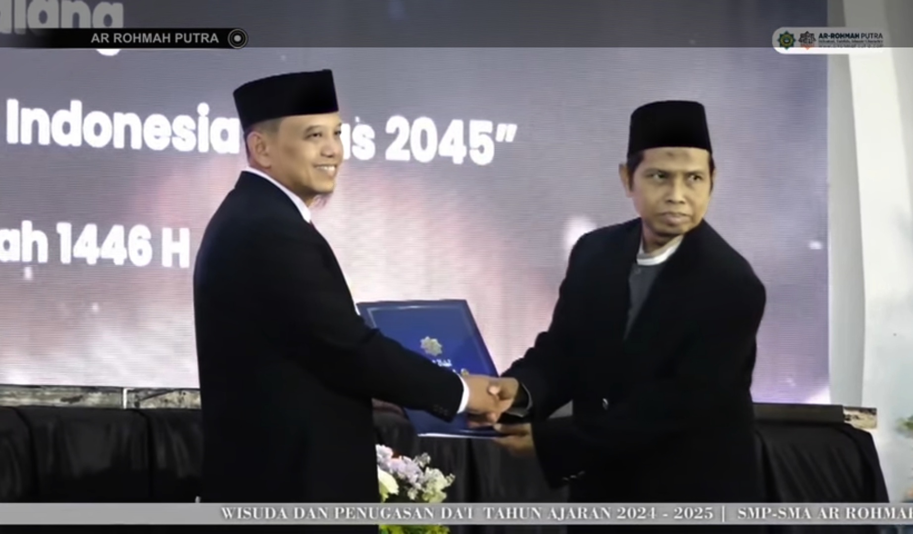 Serat terima SK penugasan dan pengabdian santri