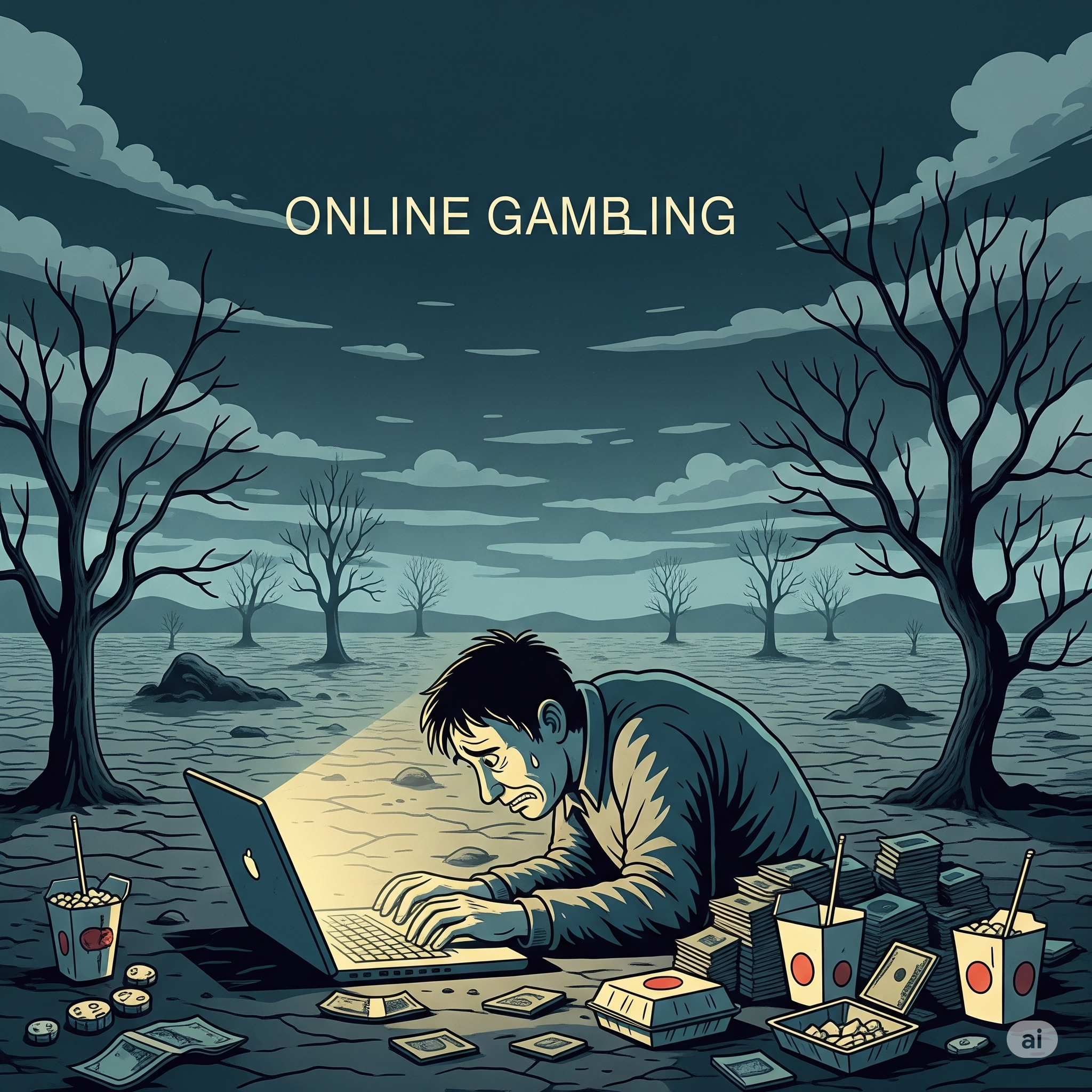 Ilustrasi Dampak Buruk Judi Online Bagi Masa Depan