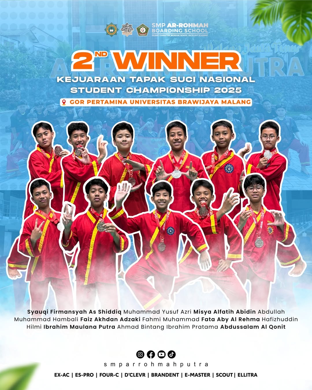 Ar Rohmah Juara Umum Kejuaraan Nasional Tapak Suci 1