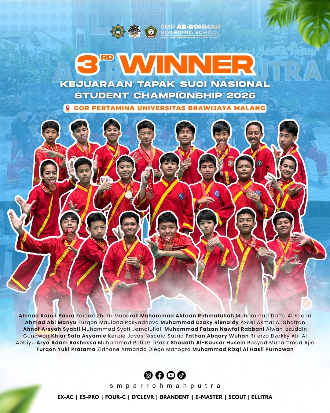Ar Rohmah Juara Umum Kejuaraan Nasional Tapak Suci