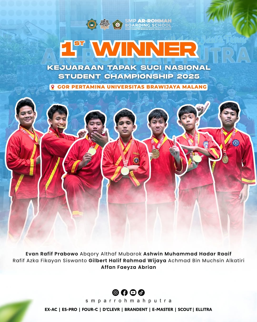 Santri Ar Rohmah Juara Umum Kejuaraan Tapak Suci