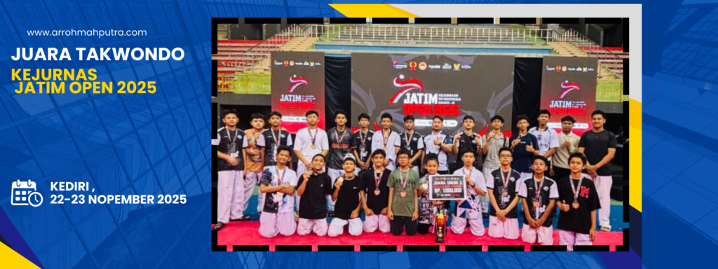 GEMPAR! SMA Ar Rohmah RAUP MEDALI EMAS di Kejurnas Taekwondo Jatim Open 2025 Kediri! Jagoan-jagoan Ini Bikin Bangga Jatim! 5 Blue Yellow Modern Business Webinar Banner 1
