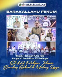 SMA Ar-Rohmah Putra Raih Anugerah Pendidikan 2025 sebagai Pelopor Boarding School Malang Raya 2 WhatsApp Image 2025 12 31 at 12.09.45