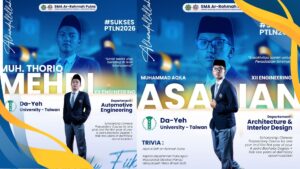Kalahkan Sekolah Negeri dan Swasta, Santri Ar-Rohmah Borong Beasiswa Da-Yeh University Taiwan 3 4 1