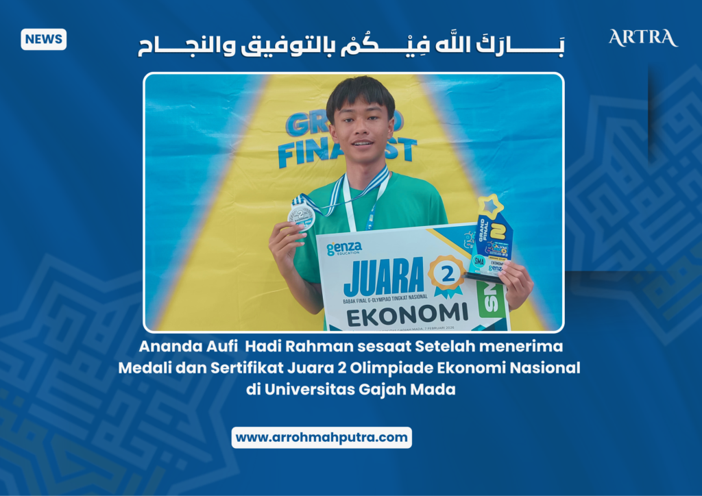 Siswa SMA Ar-Rohmah Putra Malang Sabet Juara 2 Olimpiade Ekonomi Nasional di UGM 12 Aufi Hadi