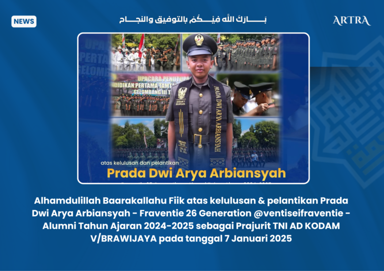 Cetak Generasi Pengabdi Bangsa, Alumni SMA Ar Rohmah Angkatan 26 Resmi Dilantik TNI AD