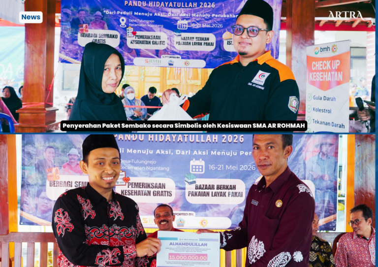 Edukasi dan Pengabdian Nyata: Santri SMA Ar-Rohmah Putra Gelar Bakti Sosial di Desa Tulungrejo, Ngantang