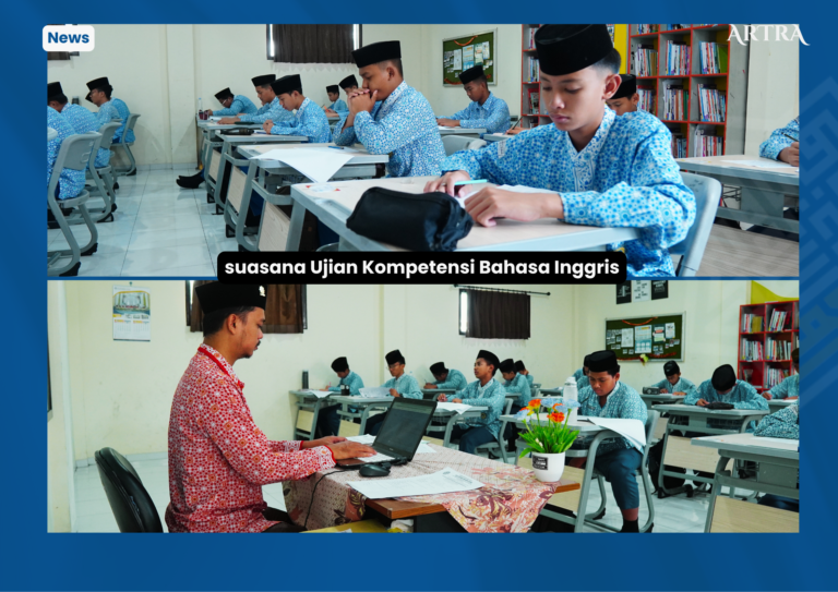 Lebih dari Sekadar Ujian: Bukti Kesungguhan Santri SMP Ar Rohmah Putra Taklukkan Bahasa Inggris di Ajang Bilingual Assessment