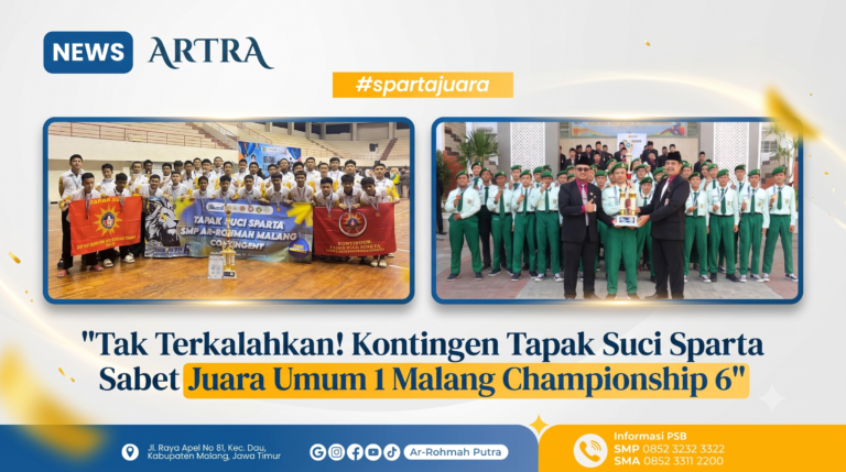Tak Terkalahkan! Kontingen Tapak Suci SMP Ar-Rohmah Putra Sabet Juara Umum 1 Malang Championship 6
